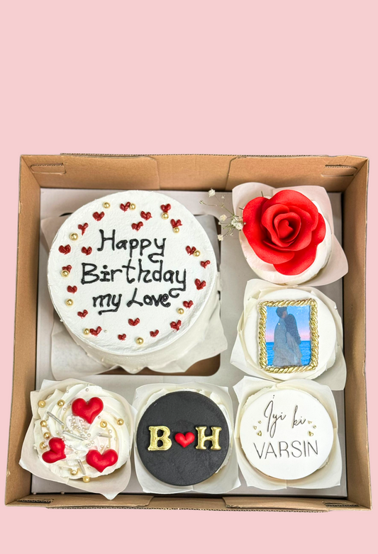 Mini Retro ve Cupcake Box